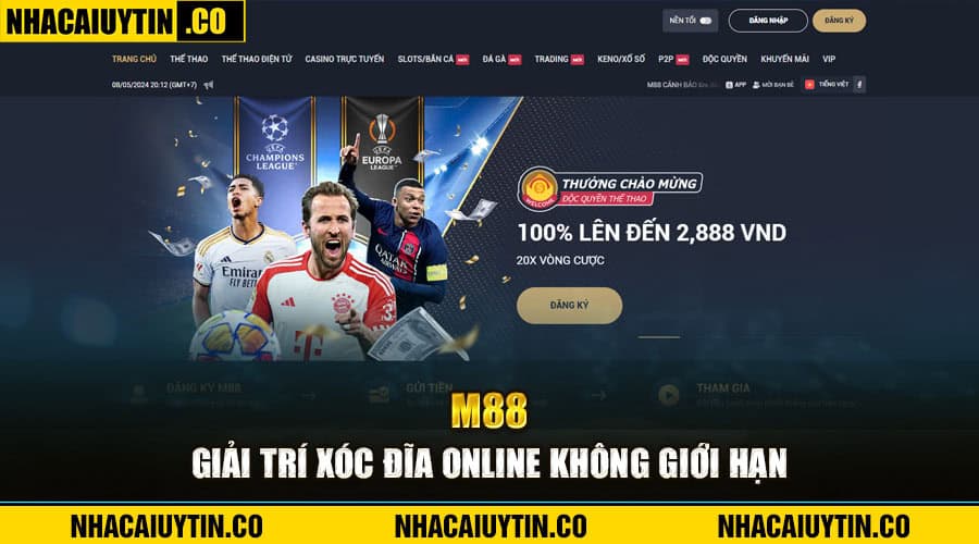 M88 - Giải trí xóc đĩa online không giới hạ